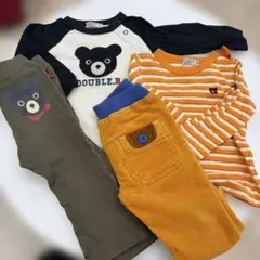 DOUBLE.B 長袖Tシャツ Fサイズ&90Tシャツ