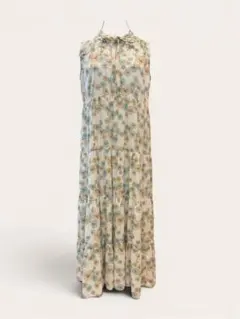 花柄ノースリーブロングワンピース　 PAUL &JOE UNIQLOコラボ