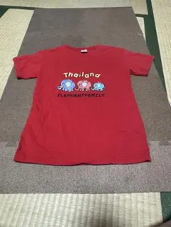 Thailand ELEPHANTFAMILY Tシャツ レッド