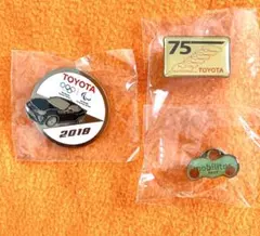 非売品】トヨタ⭐︎東京オリンピック パラリンピック 記念ピンバッジ