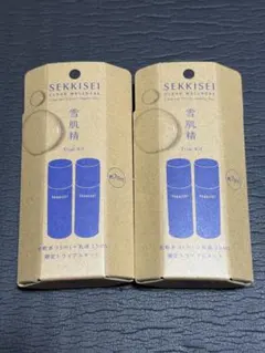 雪肌精　化粧水　乳液　トライアルセット　ナチュラルドリップ　スムージングミルク