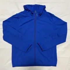 ユニクロ エアリズムUVカットメッシュフルジップパーカ 120cm フードなし