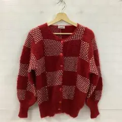 値下◎3.10◎A291P◎ヴィンテージ◎ニットセーター◎ラメチェック◎ウール混