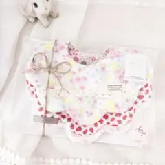 可愛いスタイ3枚セット♡女の子♡出産祝い♡プレゼント♡よだれかけ