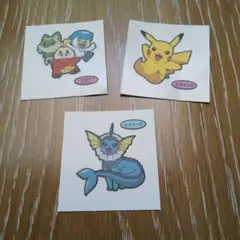 ポケモンパンシール　ニャオハ&ホゲータ&クワッス