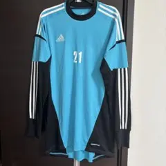 adidas アディダス GKシャツキーパーシャツ XO長袖パッド付水色のサムネイル