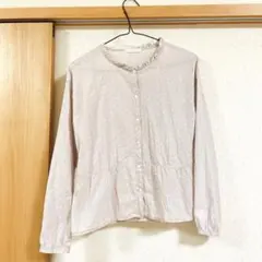 ehkä söpö エヘカソポ 水玉長袖ブラウス