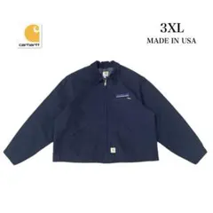 carhartt デトロイトジャケット　ネイビー　アメリカ製　カーハート