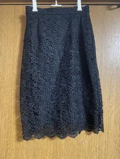 UNIQLO レースタイトスカート ブラック Sサイズ