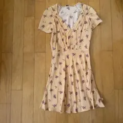 希少 miumiu archive 総レース ワンピース 花柄 ブラック 38 - メルカリ