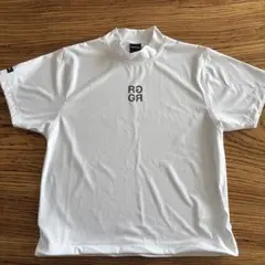 RUFFLOG ラフロッグ モックネック ゴルフシャツ ホワイト Mサイズ