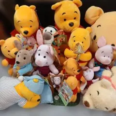 くまのプーさん　ぬいぐるみ　まとめ売り　13点セット品