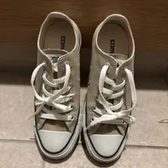 CONVERSE ベージュ スニーカー 24.5cm