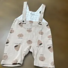 ミモランド パン柄 オーバーオール