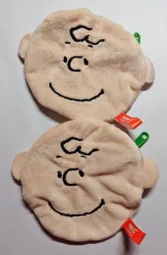 スヌーピーふわふわ巾着&ポーチコレクションガチャ　チャーリーブラウン ポーチ