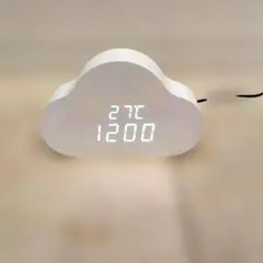 雲型置時計 ホワイト