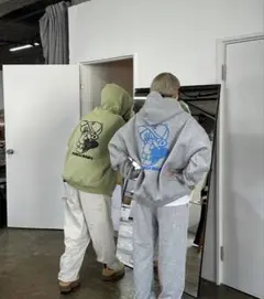 Kaoyorinakami グレー パーカー Lサイズ