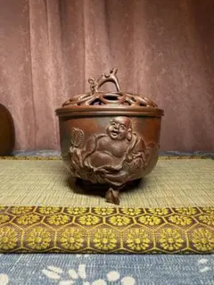 送料無料 瑞峰造 特大銅製七福神香炉 高さ31cm 時代物・美品 - メルカリ