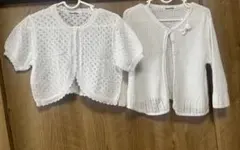 familiar 120ガーディガン　ボレロ　2点