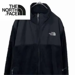 THE NORTH FACE ボアフリースジャケット 黒 ノースフェイス 刺繍