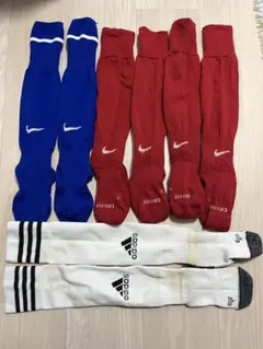 Nike adidas キッズ　サッカーソックス４足セット