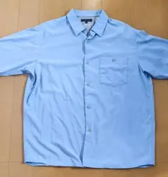 GLOBAL WORK 半袖シャツ ライトブルー M