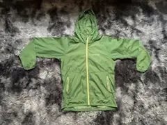 モンベル　ナイロンフード付きジャケット 緑