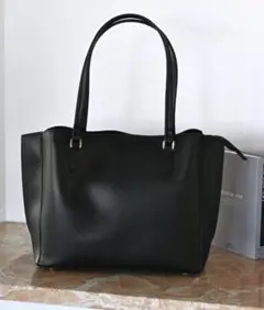 3月終了＊【美品】軽量Ａ４トート トートバッグ　レザー　オフィス　入学式　就活