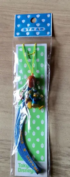 Disney land　ドナルド&チップとデール　ストラップ