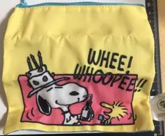 SNOOPY 75周年アニバーサリーポーチコレクション　スクエアポーチ