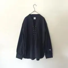 美品 チャンピオン 防臭 撥水 ストレッチ スクリプトロゴ ロングスリーブシャツのサムネイル