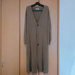 zucca カーキ ロングカーディガン