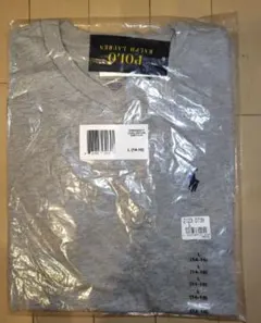 Polo Ralph Lauren グレー Vネック Tシャツ L　ラルフ