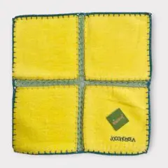ホコモモラ Jocomomola レース編み 刺繍入り タオルハンカチ
