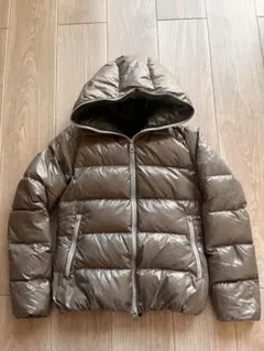 DUVETICA フード付きダウンジャケット 42 ブラウン　デュべティカ