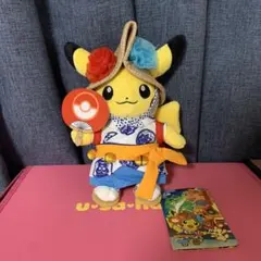 青森県 青森ねぶた祭り ピカチュウぬいぐるみ　デッキシールド4個セット ぬいぐるみ ねぶた祭ごっこピカチュウ ポケモンセンタートウホク