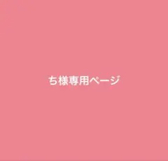 ち様専用ページ