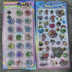［正規品］パワパフ　おはじきシール　うるちゅるPOPSEAL