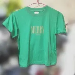 【試着のみ】mini MERRY Tee グリーン 半袖Tシャツ メリージェニーのサムネイル