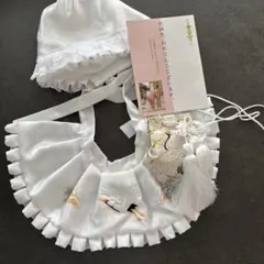 【お宮参りスタイ帽子　お守りセット】