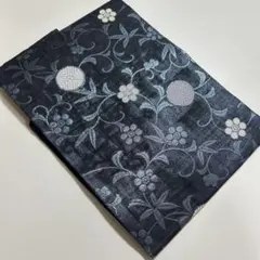 m574 夏帯　花模様　正絹　名古屋帯 m574 夏帯 花模様 正絹 名古屋帯 - メルカリ