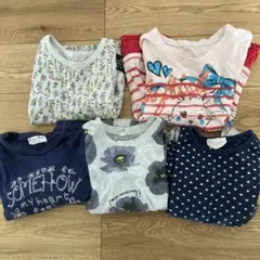 ベビー服 長袖トップス 90cm〜110㎝5点セット