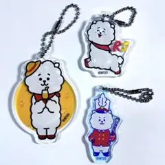 【新品未使用】BTS BT21カフェ RJ ジン 3点セット