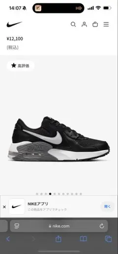 Nike エアマックス エクシー　24,5cm