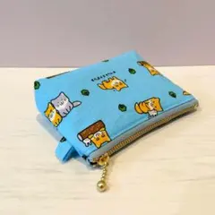 猫型フラットポーチ 猫魚姫 ファスナーポーチ ハンドメイド - メルカリ