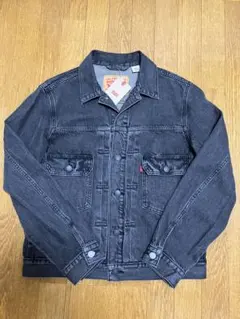 リーバイスブラックデニムジャケット極美品　M