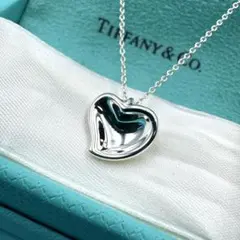 【TIFFANY&Co】鏡面仕上げ　フルハート　ネックレスのサムネイル