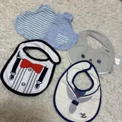 お値下げ→ベビー用スタイ・よだれかけ4点セット
