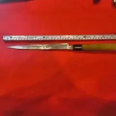 与志　柳刃包丁　刃長240mm 槌目梨子地 与志 柳刃包丁 刃長240mm 槌目梨子地 - メルカリ