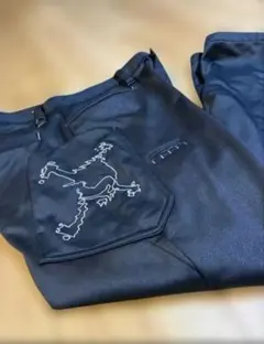 OAKLEY オークリー　ゴルフ　冬用　ビックスカル刺繍　ブラック